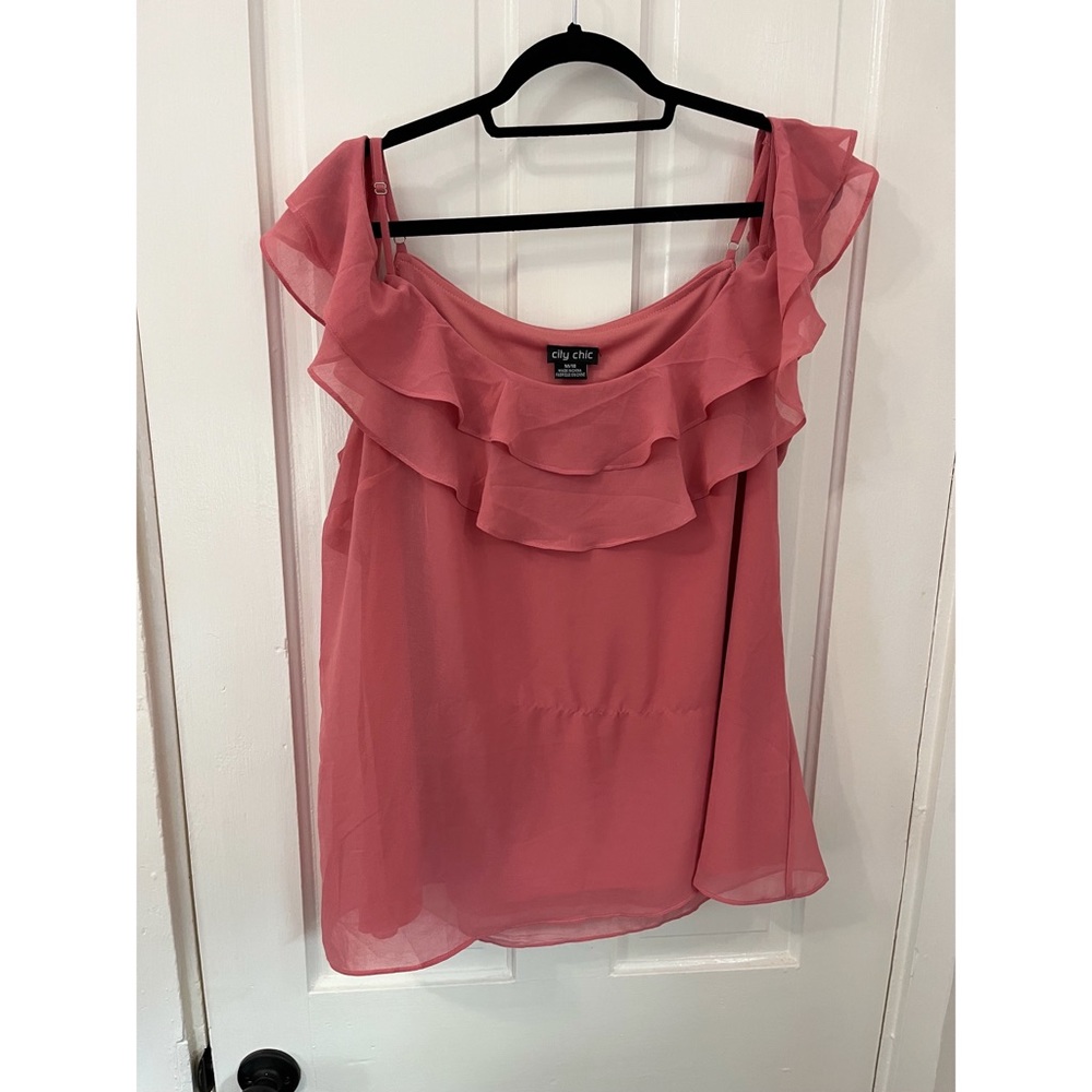 City Chic off the shoulder blouse